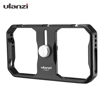 

Ulanzi U-Rig II Metal Video Cage for Smartphone Filmmaking Case with Cold Shoe Slots Stabilizer Hand Grip Tripod Mount for Phone