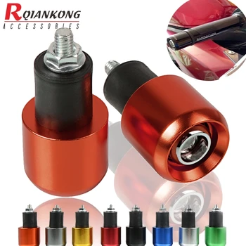 

Universal Handle grips Ends 7/8''22mm motorcycle handlebar ends Handle Caps FOR Honda CBF 600 SA CBF 600 CB650F CB600 HORNET