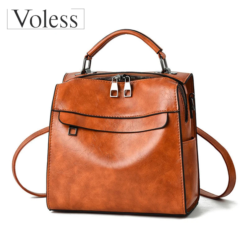 

Vintage Bags for Women 2019 High Quality Female PU Leather Handbags Large Capacity Multifunction Zipper Hand Bag Bolsa Feminina