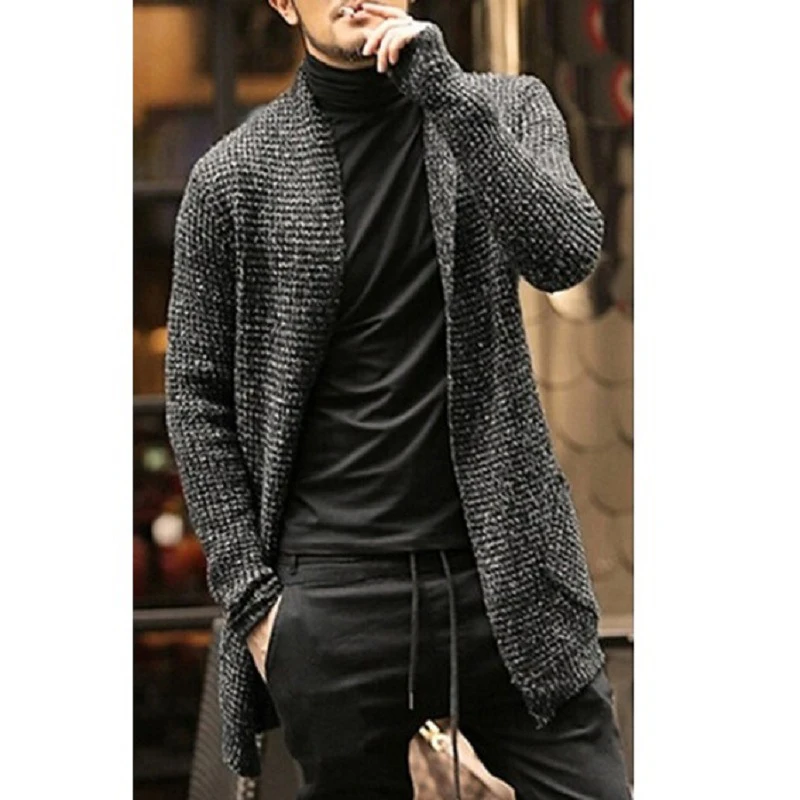 Shawl Collar Longline - Cardigan 