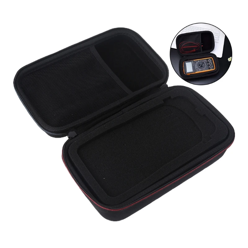 Hard Shockproof Multimeter Carrying Case Bag for Fluke 117 115 F117C F17B+ F115C Cover Carry EVA Protective Box roller cabinet