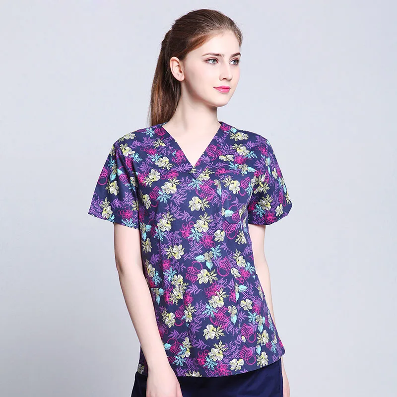 Шаблон Женщины Уход Униформа костюм медика комплекты одежды костюм Slim Fit стоматологические халаты красота салон мужчины медсестры Единая рабочая одежда