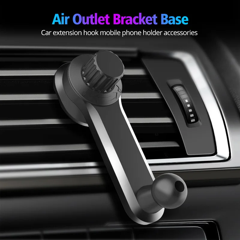 flexible phone holder Universal Car Air Vent Clip Upgrade 17mm Ball Head for Magnetic Car Phone Holder Gravity Support Stand Mount Car Charger Bracket wireless charging stand for iphone and apple watch