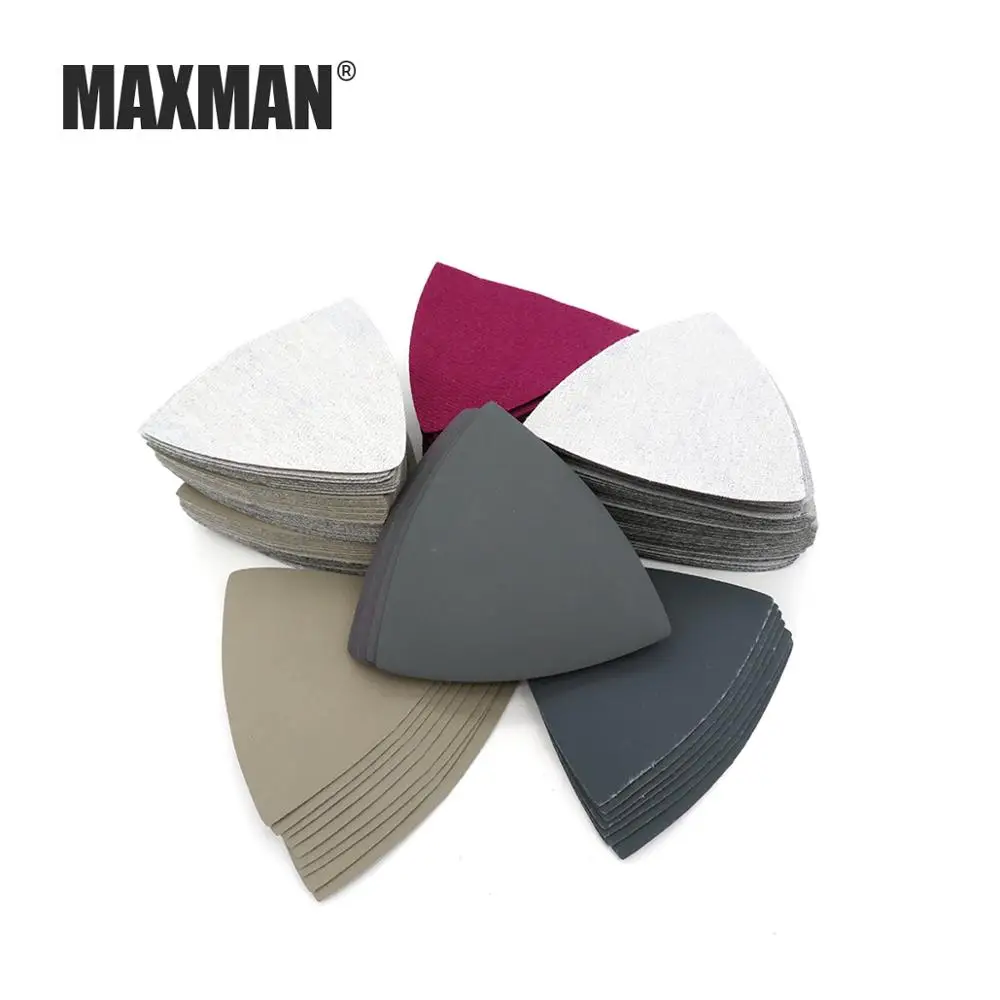 MAXMAN 10 шт. треугольная Песочная бумага для влажной/сухой флокировки шлифовальная