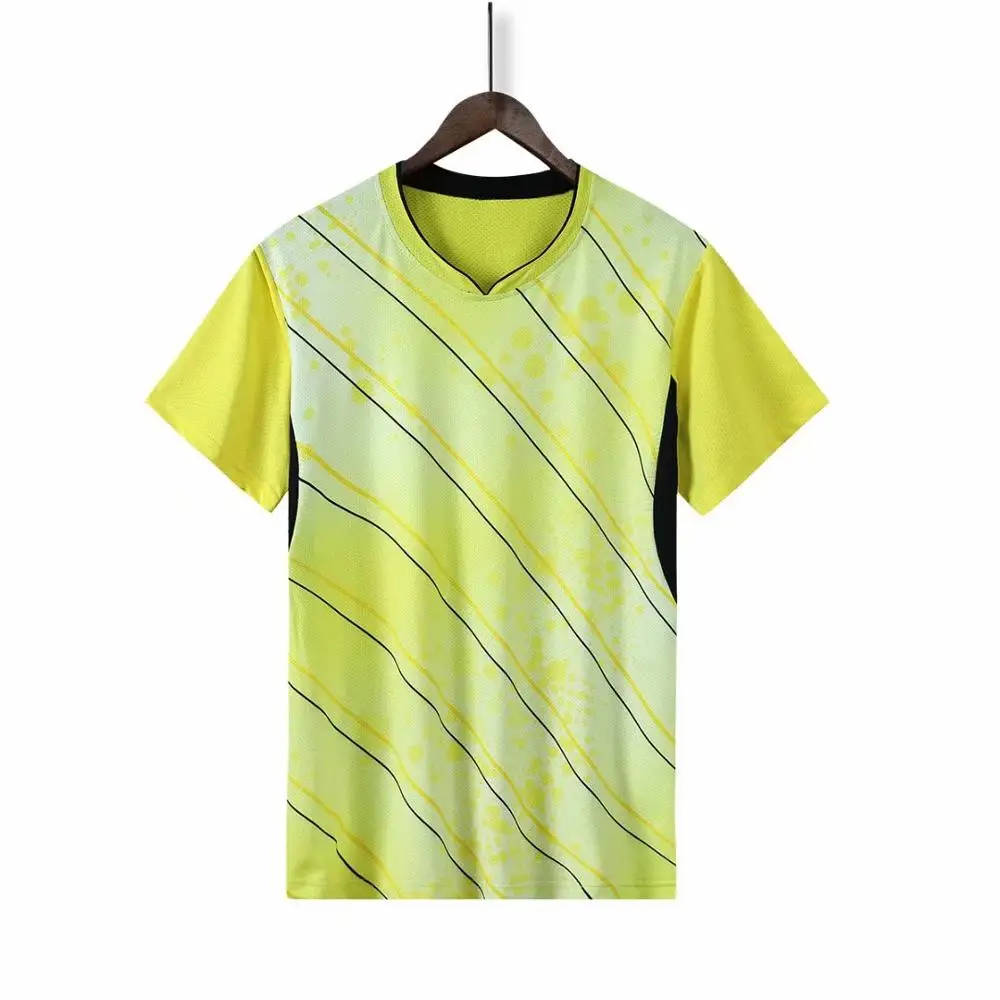Professional team game training Quick dry Badminton shirt Men/Women , Tennis t-shirts ,sports golf shirt , pingpong t-shirt