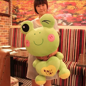 

Kawaii New Hot Sale Wholesale Frog Doll Plush Toy Love Frog Doll Girl Lover Wedding Gifts Very Soft and Have a Good Quality