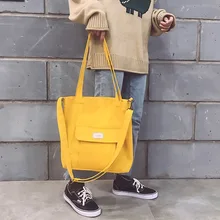 От производителя, новая стильная оригинальная сумка из парусины в Корейском стиле, Большая объемная сумка через плечо, женская сумка INS women's