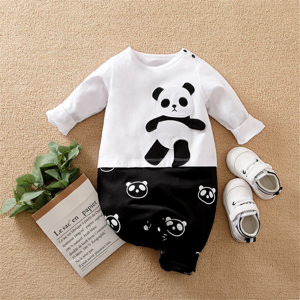 Prowow Fox Cartoon Baby Rompers 0-18M Baby Clothes For Newborns Cotton Cute Jumpsuit For Kids Boys Girls Children's Overalls Baby Bodysuits for boy Baby Rompers