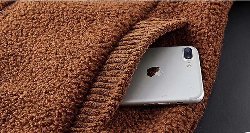 Mcikkny Men Warm Winter Hoodies Cardigan Fleece Lined Sweater Coats Male Knitted Clothing For Autumn (4)