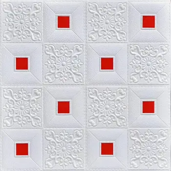 

3d Wall Stickers Wallpaper Self-adhesive Roof Ceiling Wall Sticker Roof Wallpaper Foam Soundproof Decorative Sticker Poster