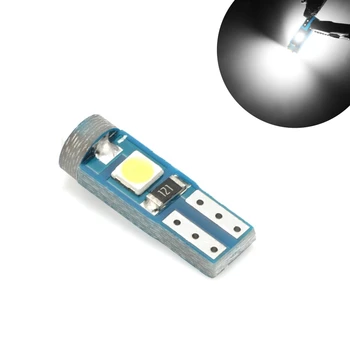 

T5 73 74 286 w1.2w super bright 3 smd 3030 led wedge panel gauge lamps warning indicator car instrument cluster lights lamp