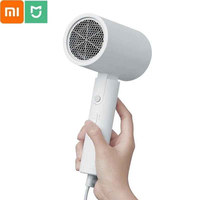 Xiaomi Mijia электрический фен для волос с отрицательными ионами, 1800 Вт, быстрая сушка, низкий уровень шума, парикмахерские, CMJO2L, XW, портативная складная ручка для путешествий