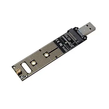 

USB 3.0 to NVM M-Key M.2 NGFF External SSD PCBA Carrying Box with Disk Adapter M1G6