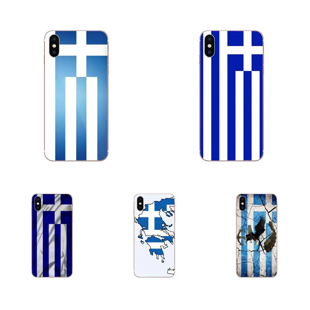 TPU Screen Protector Greece Flag Other Country Flags For Apple iPhone 4 4S 5 5C 5S SE 6 6S 7 8 Plus X XS Max XR | Мобильные телефоны
