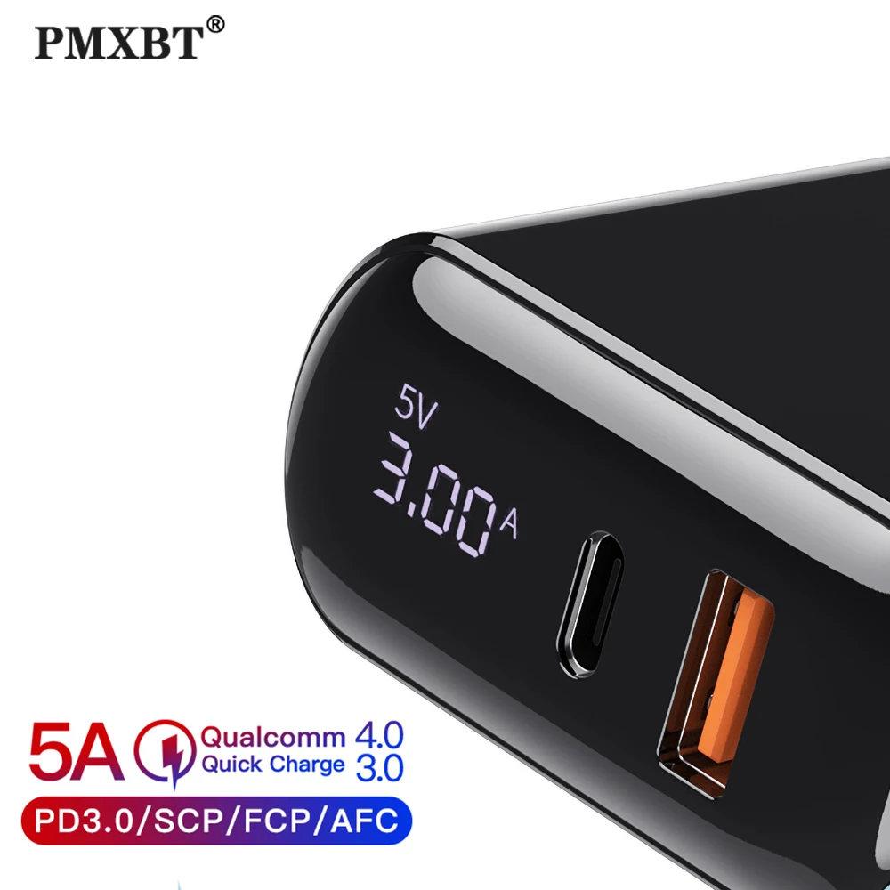 Сетевое зарядное устройство PD с USB портом и светодиодным дисплеем 18 Вт|Зарядные