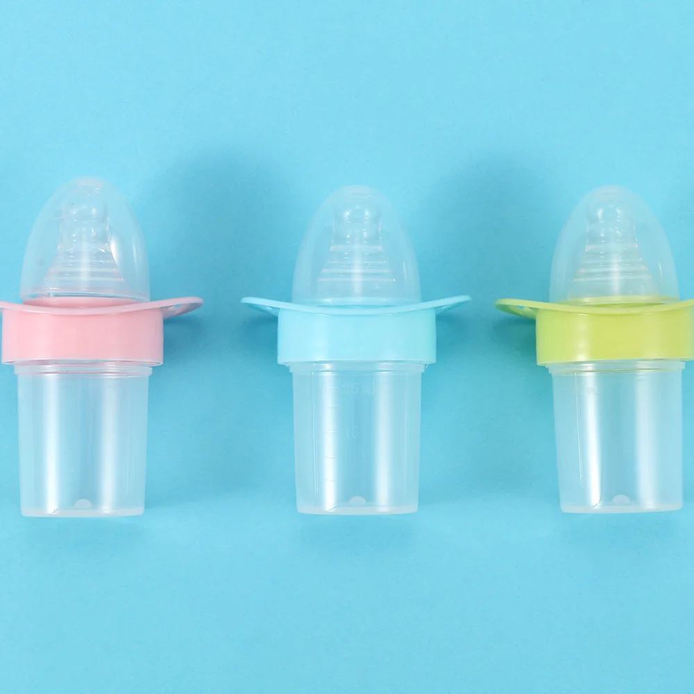 25ml Baby Silicone Nipple Pacifier Medicine Feeder Water Food Feeding Bottle Baby Care Safety Feeding Bottle