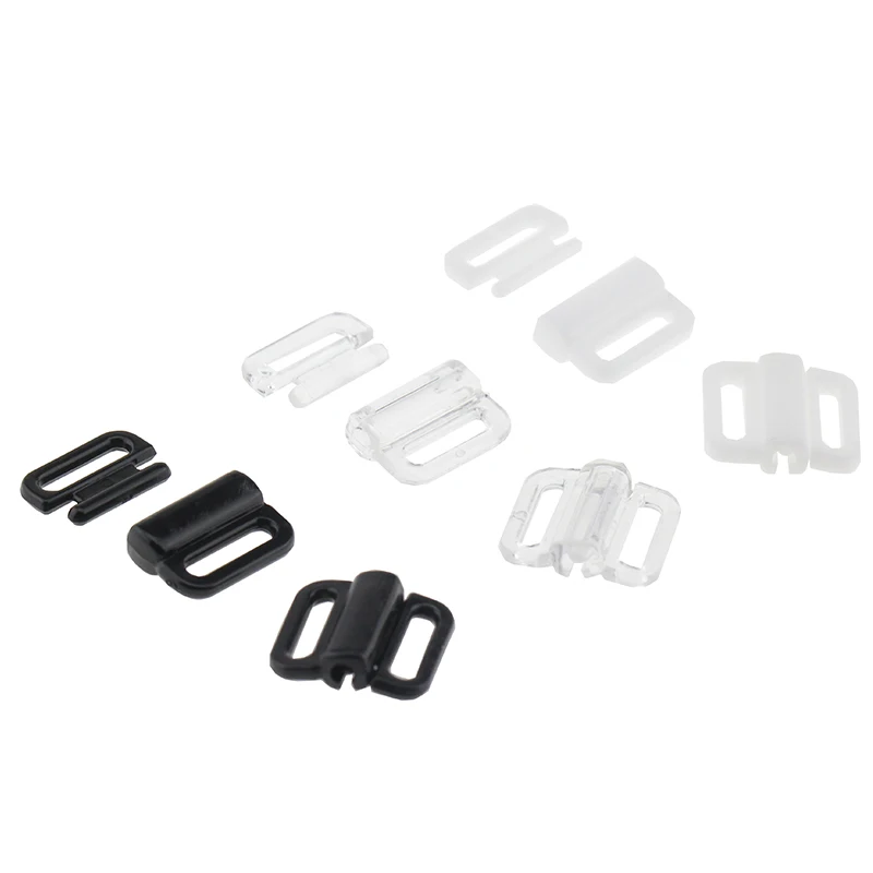10pcs Plastic Nylon Buckle front Bra Accessories for Sewing Underwear