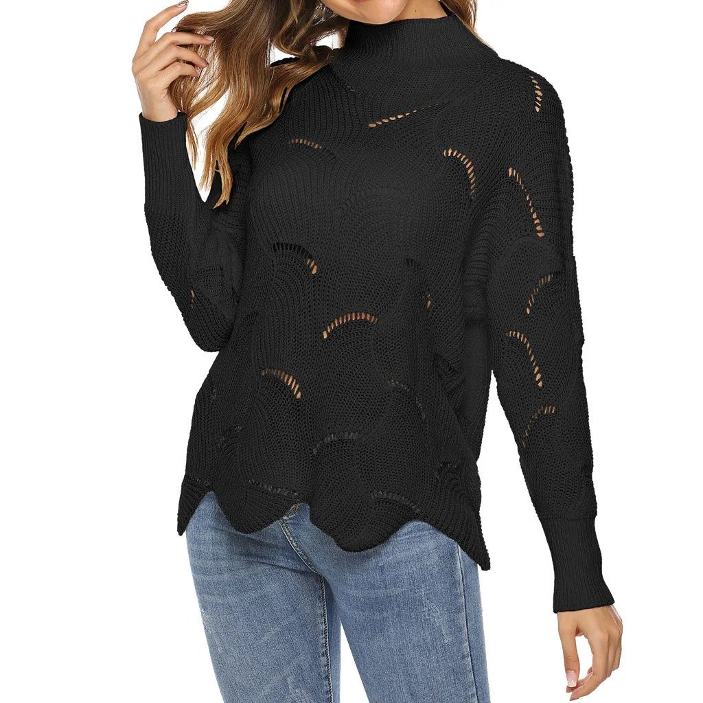 Sweater Women Sweater Solid Knitting Long Sleeve Hollow Out Loose Tops Sueter Mujer Invierno Womens Sweaters Truien Dames Sweater Women Sweater Solid Knitting Long Sleeve Hollow Out Loose Tops Sueter Mujer Invierno Womens Sweaters Truien Dames
