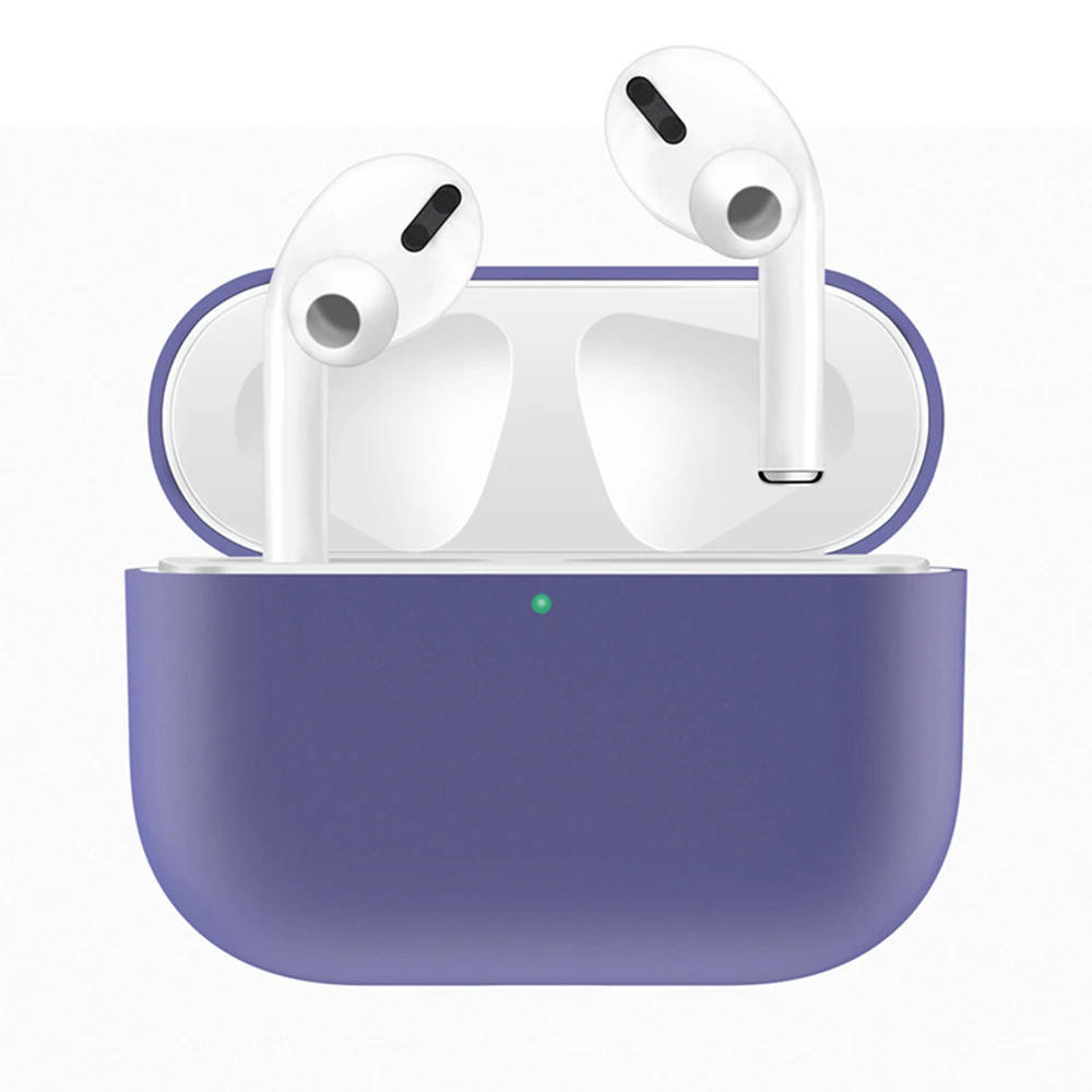 Для AirPods Pro Чехол силиконовый мягкий ТПУ пылезащитный гладкая поверхность наушники защитный чехол для Air Pods Pro Чехол тонкий - Цвет: 4