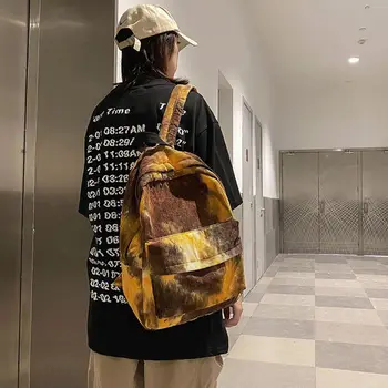 

Women Fashion Corduroy Backpack Daypack Shoulders Bag Schoolbag Handbag X7YA