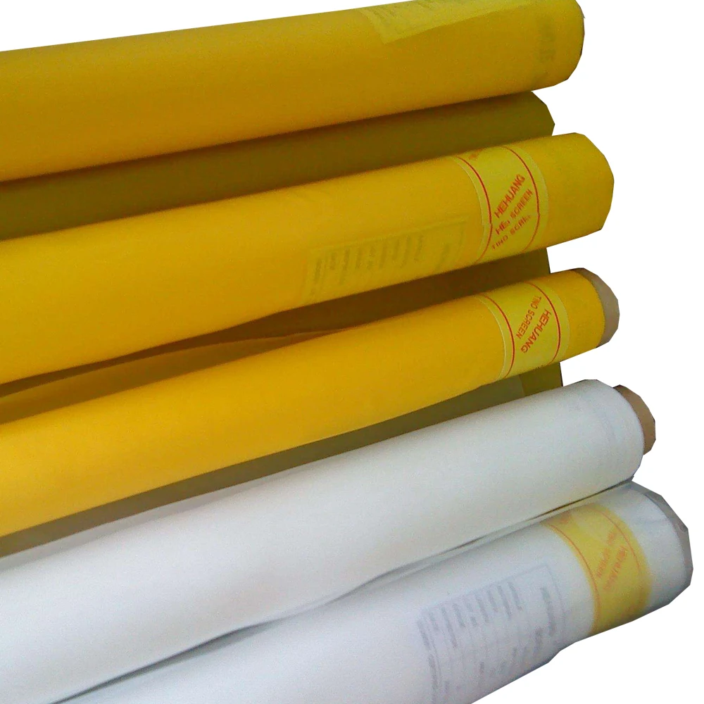 5M Length Yellow Screen Printing Mesh 300M/120T Count Width 165cm(63")