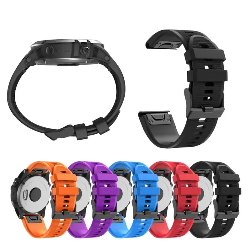 Soft Silicone Watchband Wrist Strap for Garmin Fenix 6/5/Forerunner935/945 Watch for smart watch