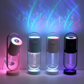 

200 ML shadow USB air rotary humidifier with led lights ultrasonic fragrance diffuser mist mini office air purifier 1pcs