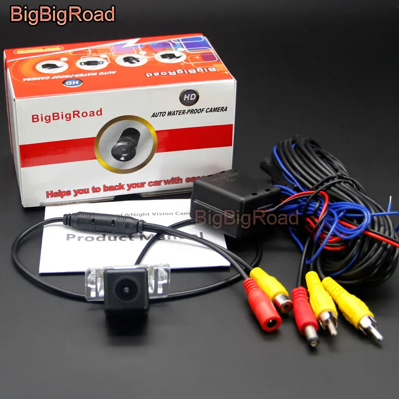 BigBigRoad для Toyota Camry 2002 2003 2004 2006 2007 2008 автомобиля HD камера заднего вида для парковки CCD Камера авто автомобиля Резервное копирование монитор Широкий формат - Название цвета: With Filter