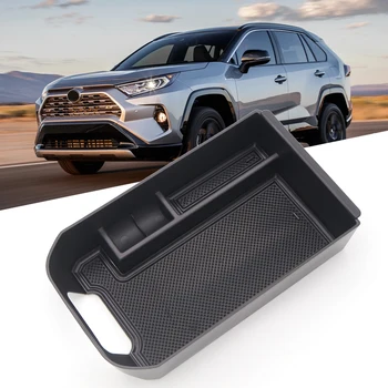 

For Toyota RAV4 2019 2020 Interior Accessories Stowing Tidying Center Console Armrest Storage Box Organizer Tray 1pcs