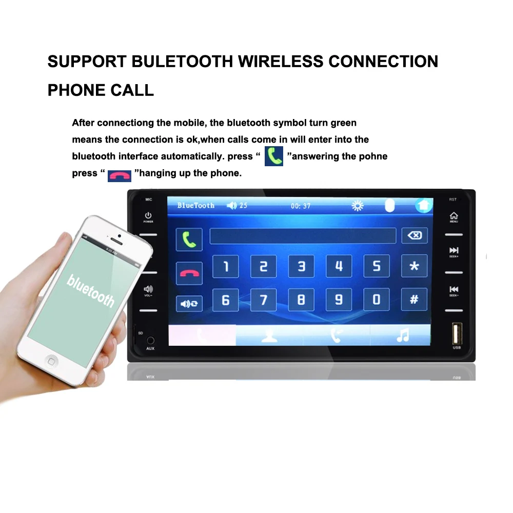 Car stereo mp3 mp4 player Audio MP5 DVD Player For Toyota Corolla for VIP