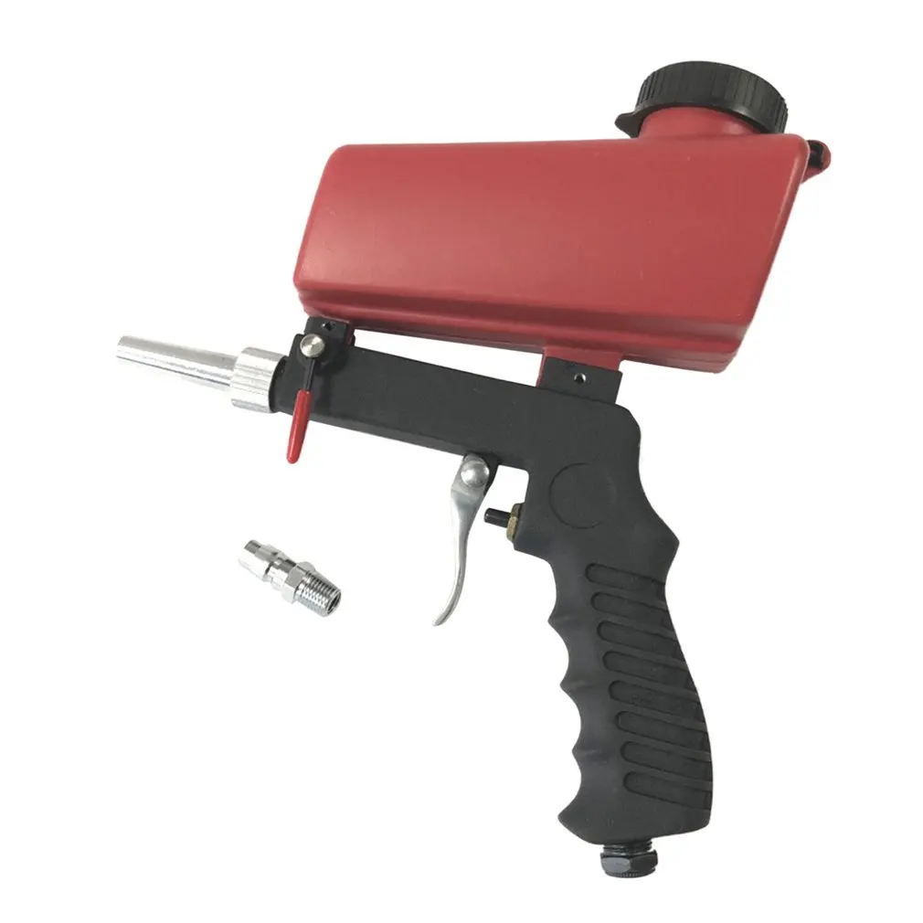 Горячая гравитационный Пескоструйный пистолет миниатюрный пневматический Пескоструйный Аппарат для обработки ржавчины