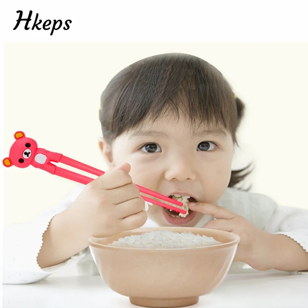

1 Pair Cute Bear Panda Cat Minions Learning Training Chopsticks Kids Children Chinese Cutlery Silicone Chopstick Learner Gifts
