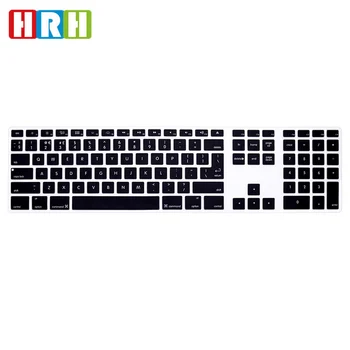

HRH Highly Transparent Silicone Keyboard Cover Keypad Skin For IMac G6 MB110LL/B and MB110LL/A with Numeric Keypad NumberPad