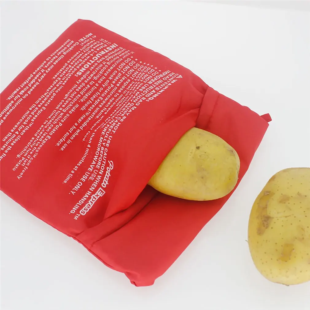 Сумка для приготовления картофеля в микроволновой печи, сумка для приготовления риса, моющаяся сумка