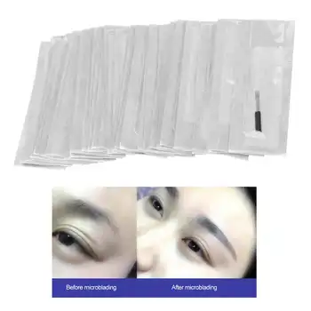 

Tattoo Needles 50pcs Tattoo Needles Microblading Semi Permanent Eyebrow Tattoo Needle Blade Tatoo Machine