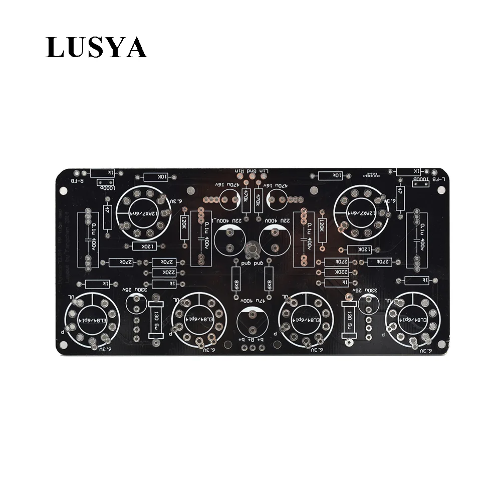  Lusya 12AX7-EL84 6P14 PCB board push-pull power amplifier Bile machine G12-013