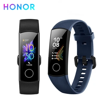Глобальная Версия смарт-браслет Honor Band 5 с кислородом в крови Смарт-часы AMOLED смарт-браслет 5 с сердцами ярость ftness трекер сна