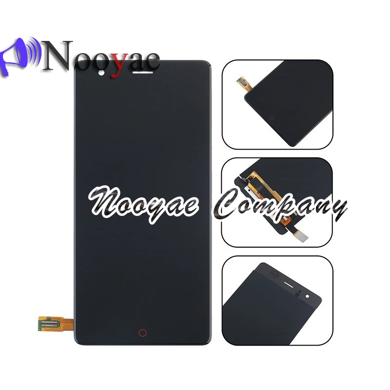 

Novaphopat Tested Black/white LCD Full Assembly For ZTE Nubia Z17 Lite NX591J LCD Display Screen With Touch Screen Digitizer