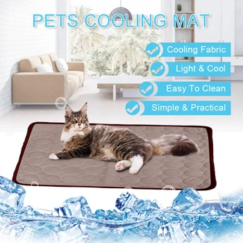 

Pet Cooling Mat For Dogs Blanket Ice Pad Pet Dog Bed Mats For Dogs Cats Sofa Portable Tour Camping Sleeping Pet Accessories