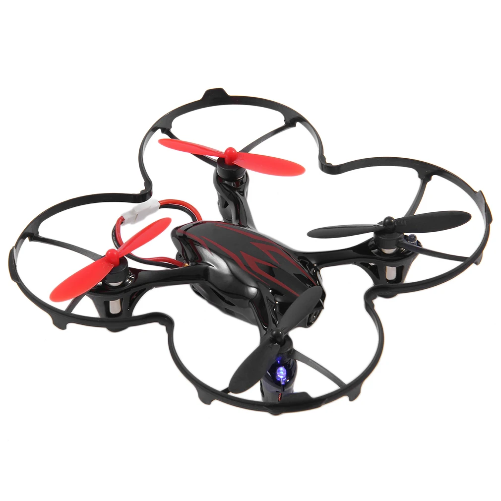 HUBSAN Original H107C 4 Axes 2.4GHZ Wireless Remote Control Quadcopter With 2MP HD Camera Best Gift Black& Red