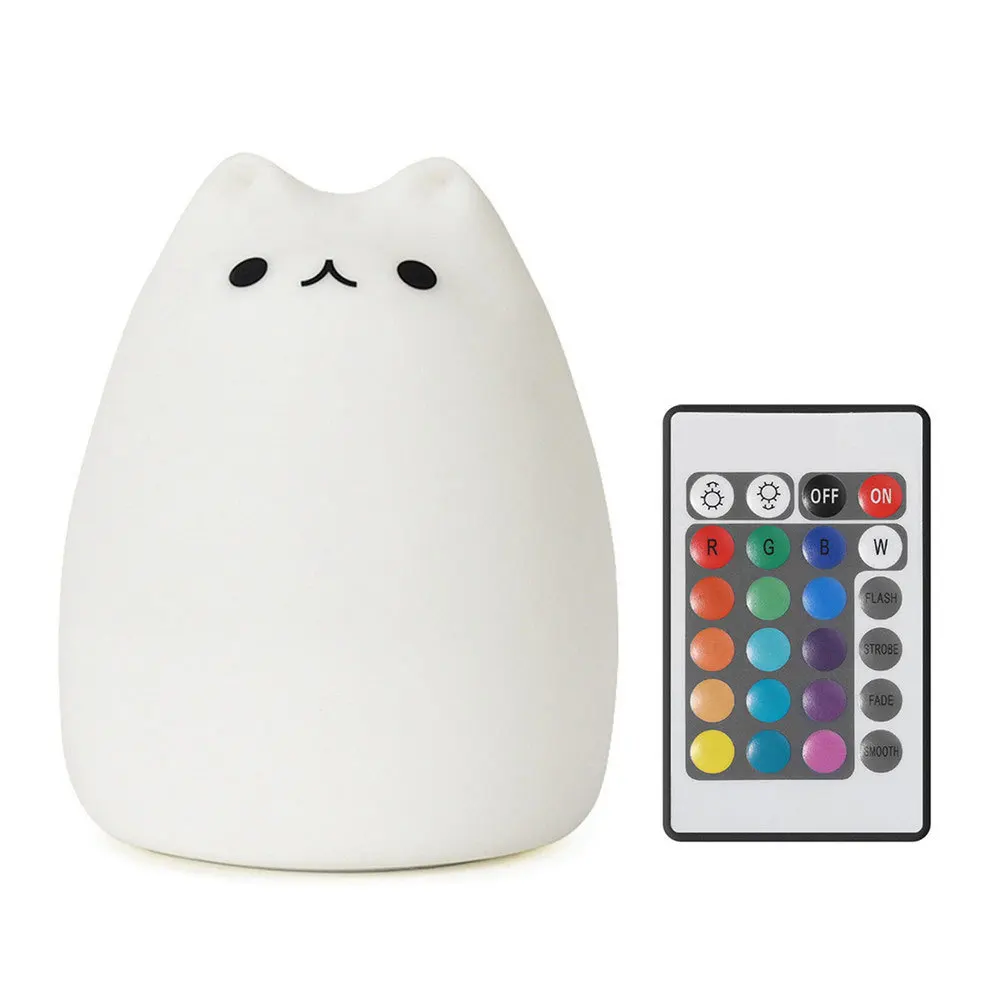 

Remote Control Small Night Lamp Free_on Small Night Light Silica Gel Animal Lamp