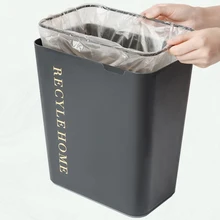 Küche Schmale Mülleimer Bad Mülleimer Mülleimer Kunststoff Abfall Bins Papier Korb Einfache Müll Müll Dosen Lagerung Box