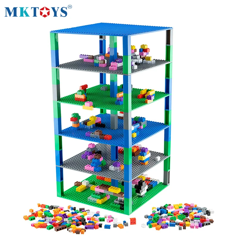 Базовая пластина MKTOYS для классических кирпичей Штабелируемый двухсторонний