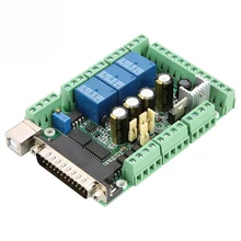 1pcs MACH3 Engraving Machine 6 Axis CNC Breakout Board with Optical Coupler for Stepper Motor Drive Controller No with USB Cable cnc controller board 3 4 6 axis mach3 usb cnc stepper motor controller card smooth motion usb board