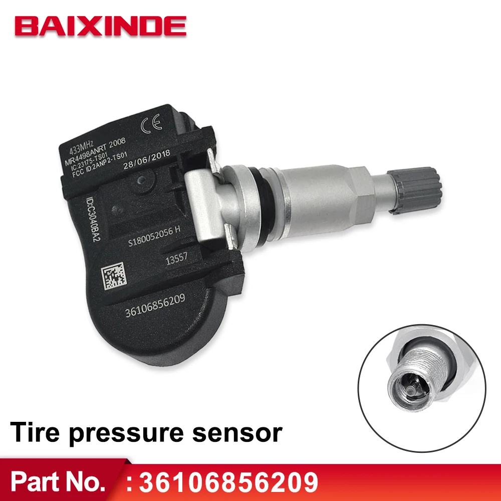 Датчик давления в шинах TPMS 1/4 шт. датчик s 433 36106856209 для BMW X5 F15 F85 X2 F39 X6 F16 36106881890 МГц |