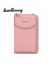  Baellerry New Women Wallet Handbag Purse Ladies Cell Phone Wallet Long Wristlet Wallets Clutch Messenger Shoulder Straps Bag 