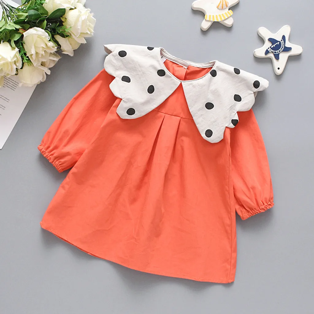 Платье для маленьких девочек; платья для маленьких девочек; vestido infantil vestidos infantil; одежда; batizado; Повседневная Лоскутная одежда с длинными рукавами; Z4