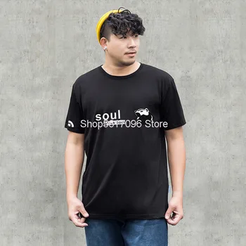 

Men T Shirt Male Super Round Neck Black Slim Top Fat Plus Loose Fat Man Big Size Short Sleeve