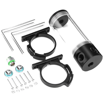 

Acrylic Cylinder Reservoir Water Tank G1/4 50Mm X 140Mm For Pc Liquid Cooling Water Cooling Kit For Computer Cpu
