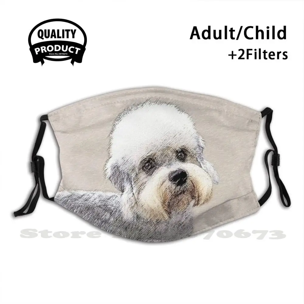

Dandie Dinmont Terrier Anti Dust Face Mask Washable Filter Reusable Dandie Dinmont Terrier Dandie Dinmont Dandie Terrier